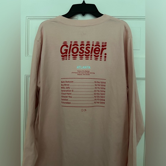 Glossier Atlanta Long Sleeve T Shirt - Picture 1 of 3